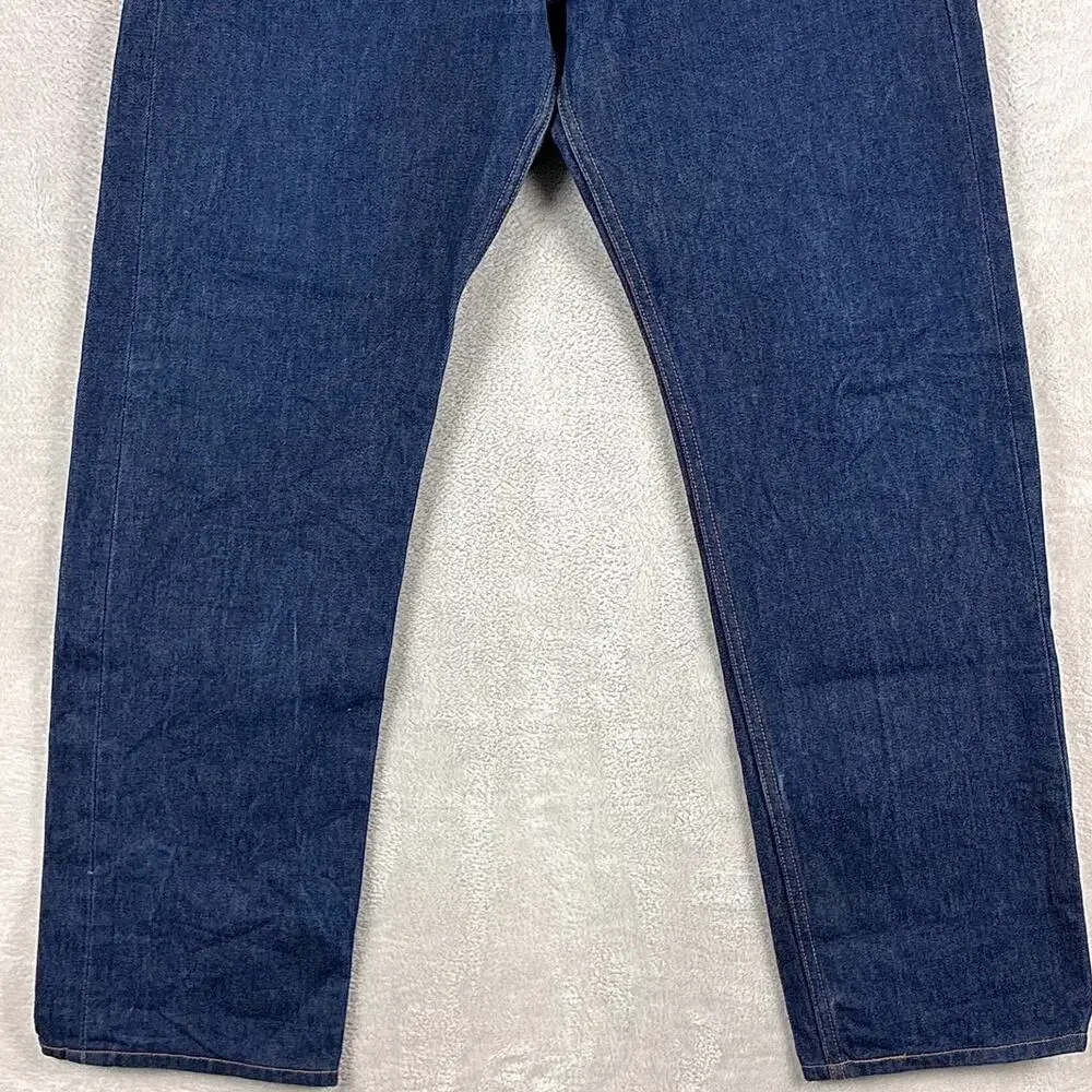 VTG Levis 501xx Jeans Mens 35x34 (35x32) Indigo Rigid Raw Wash Button Fly Y2K